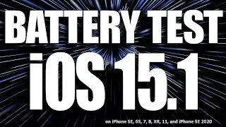 iOS 15.1 Final Battery Life / Battery Drain / Battery Performance Test.