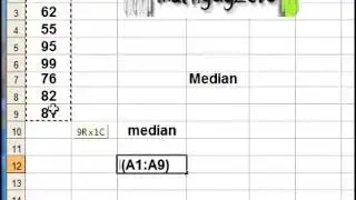 Median in Excel