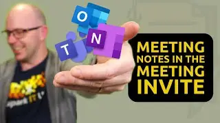Add OneNote meeting notes to your Microsoft Teams meeting invite