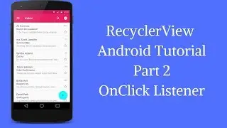 Part 2: How to implement RecyclerView 2 in android | android material design