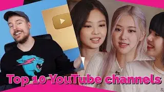 TOP 10 YOUTUBER CHANNELS  |  RANKED BY SUBS  #youtuber #top10 #news