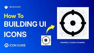 How To Create Focus Target UI Icon in Inkscape | Clean Vector Workflow