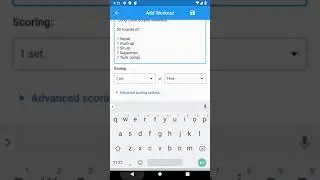 Workouts Clone