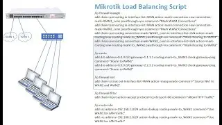 Mikrotik Load Balancing Script