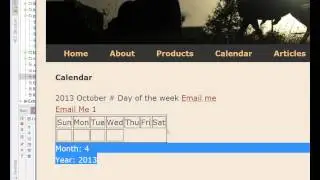 Ruby/Rails 4.0 - Lecture 8/29 - Calendar Links