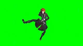 Diluc Take the L Fortnite Emote Green Screen - Genshin Impact MMD