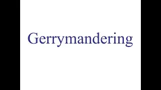 Gerrymandering