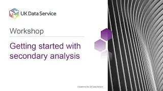 Getting started with secondary analysis