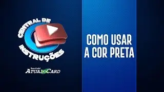 Instrução - Como usar a cor preta em seus impressos