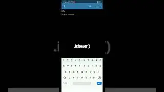 How To Check if All Characters are lower or not in a String 
