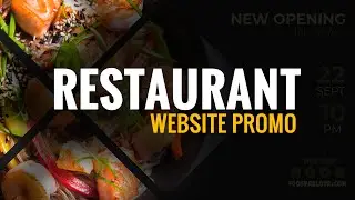 Restaurant Website Promo