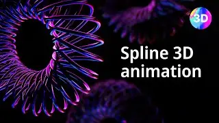 Spiral Interective Animation with 3D Spline