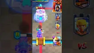Cannon Cart + Evo Ice Spirit 🥶🥶 #clashroyale #gaming #shorts