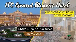 ITC Grand Bharat Hotel:- Internship Vlog with Best Event Management Institute with Live Concert