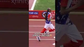 Snoop Dogg is ready for the summer games #snoopdogg #Olympics #200m #funny #shorts