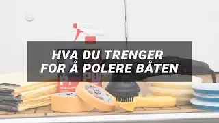 Polering av båten