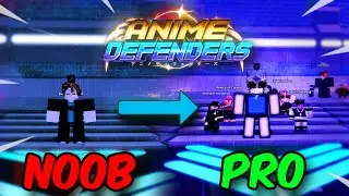 Going From Noob To Pro In Under 24 HOURS In ANIME DEFENDERS...