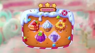 Game animations - Cookie, cakes puzzle match3, 3d animators / 2d animators / 2d animation studio