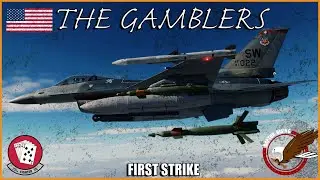 First Strike - Escorting B-1s to the Target | #dcs F-16C Viper | Gamblers Campaign 4K 60 FPS VR