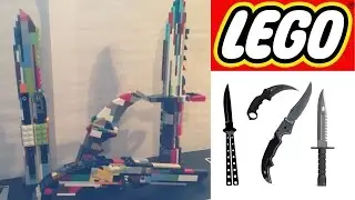 Lego Knives by Bwawker and MDUN (Bayonet, Karambit, and More!)