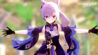 Keqing dancing ~ orange 7'Ops  ( Shigatsu wa Kimi no Uso ED ) Koplo Version