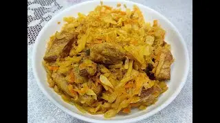 Тушеная капуста со свиными рёбрышками,Это мегавкусно и суперпросто!!