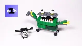 LEGO MIXELS 41572 Gobbol, TRASHOZ Tribe Series 9 Time Lapse Build