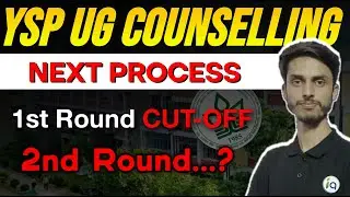 Ysp UG 1st Round Counselling / Next process ? / Cut - off / Inspiring Agricon