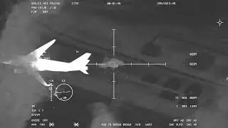 AC-130 gunship ATTACKS AIRBASE that the Taliban took over in Afghanistan Kabul