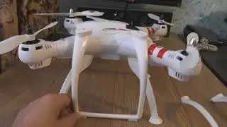 BAYANGTOYS X16 GPS + 2 х осевой подвес   Обзор , установка + первый полёт