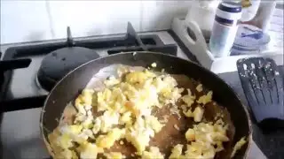 ei bakken in de morgen