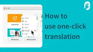 How to use the one-click translation feature in simpleshow video maker (Tutorial) – simpleshow
