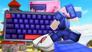 Custom Keyboard + Mouse Sounds ASMR | Hypixel Bedwars