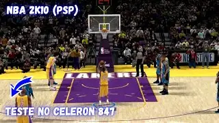NBA 2K10 (PSP) - Intel Celeron 847 4 gb de ram - teste em pc fraco sem placa de vídeo.