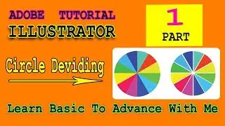Circle deviding with adobe Illustrator