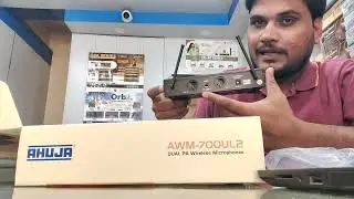 Ahuja Dual Wireless Lapel Microphone AWM-700UL2