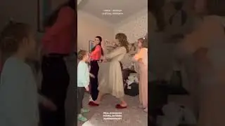 Галина Сергеевна учит Соню,Арину и Лизу танцу💫 #папиныдочки #врек