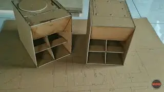 Ukuran Skema Miniatur Box Turbo Speaker 4 inchi