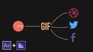 How To Create And Export A GIFS From After Effects Using Media Encoder | After Effects Tutorial 2017