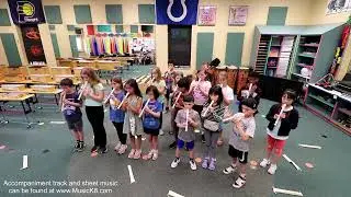 "When The Saints Go Marching In" recorder piece from MusicK8.com