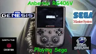 Anbernic RG 406v playing Sega #anbernic #segamastersystem #segasaturn #segagenesisclassics