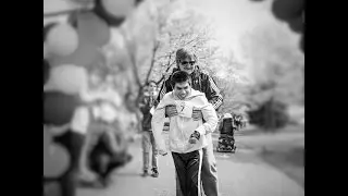 Daniel completed his GUSR 5k Run for Respect by walking across the finish line