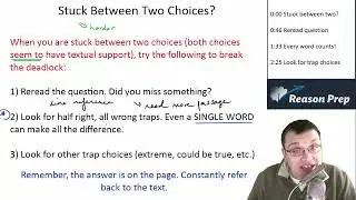 Stuck Between Two Choices? SAT Reading Course #19