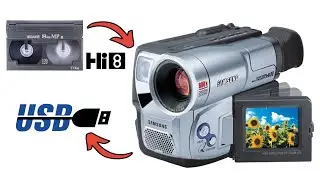 Analog Hi8 camcorder with USB output 📹 Samsung SCL770