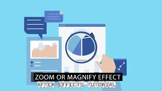 Make Animated Zoom / Inspect Effect In After Effects Tutorial  | Magnify Effect