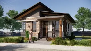 77sqm Simple 3-Bedroom Bungalow House i Design Ideas