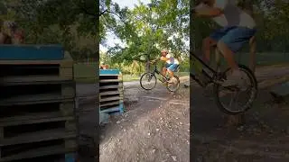 🔥ТРИАЛ СИЛА, остальное накатывать можно🖐️ #biketrials #trialninja #mtb #велотриал