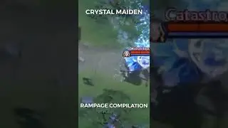 CRYSTAL MAIDEN RAMPAGE #youtubeshorts #shortvideo #dota2gameplay #dota2 #shorts