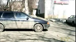 небольшое ДТП -  авария 27 02 17 Тирасполь