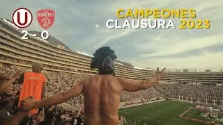 UNIVERSITARIO 2 VS SPORT HUANCAYO 0 l LLEGAMOS A LA FINAL DESDE LA TRINCHERA NORTE l ermitañoclips